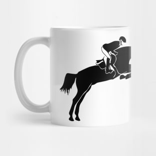 English Riding Hunter Jumper Girl Riding Horse' Mug